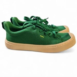 CARIUMA IBI Low Knit Sneaker Kelly Green Women’s 8.5 Eco Sustainable Minimalist